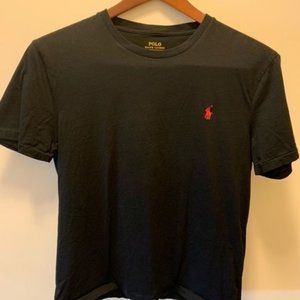 Short Sleeve Ralph Lauren Tee Shirt Black